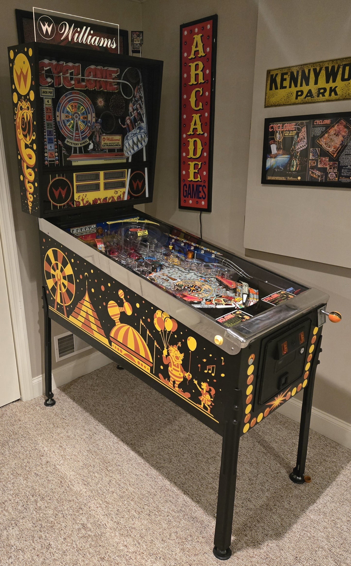 đ„ Cyclone Pinball Machine Total Restoration Refurbish Williams 1988