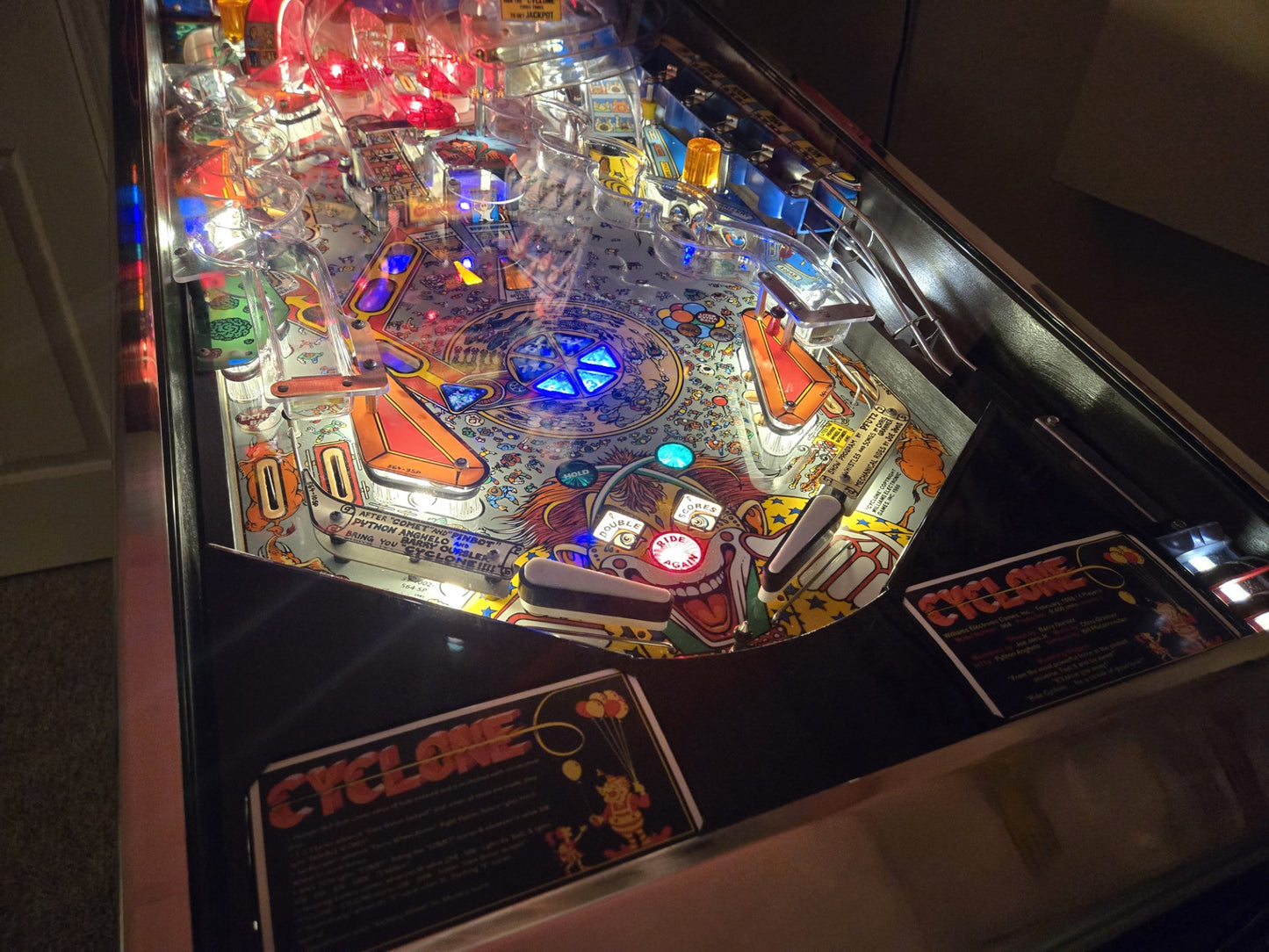 đ„ Cyclone Pinball Machine Total Restoration Refurbish Williams 1988
