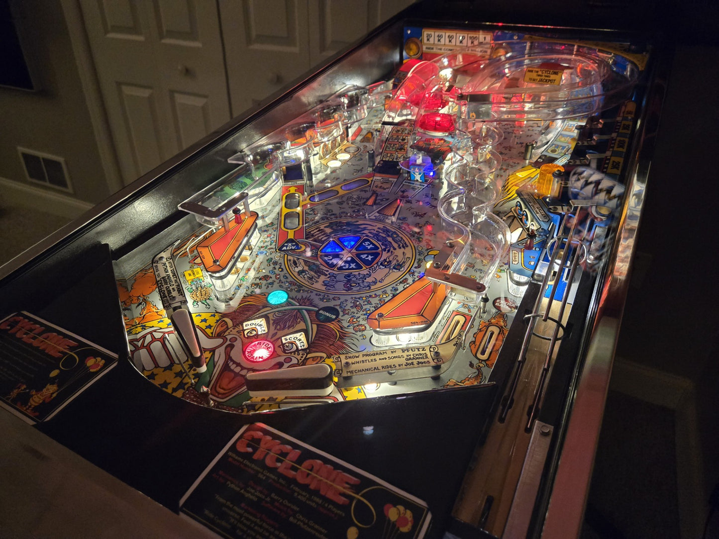 đ„ Cyclone Pinball Machine Total Restoration Refurbish Williams 1988