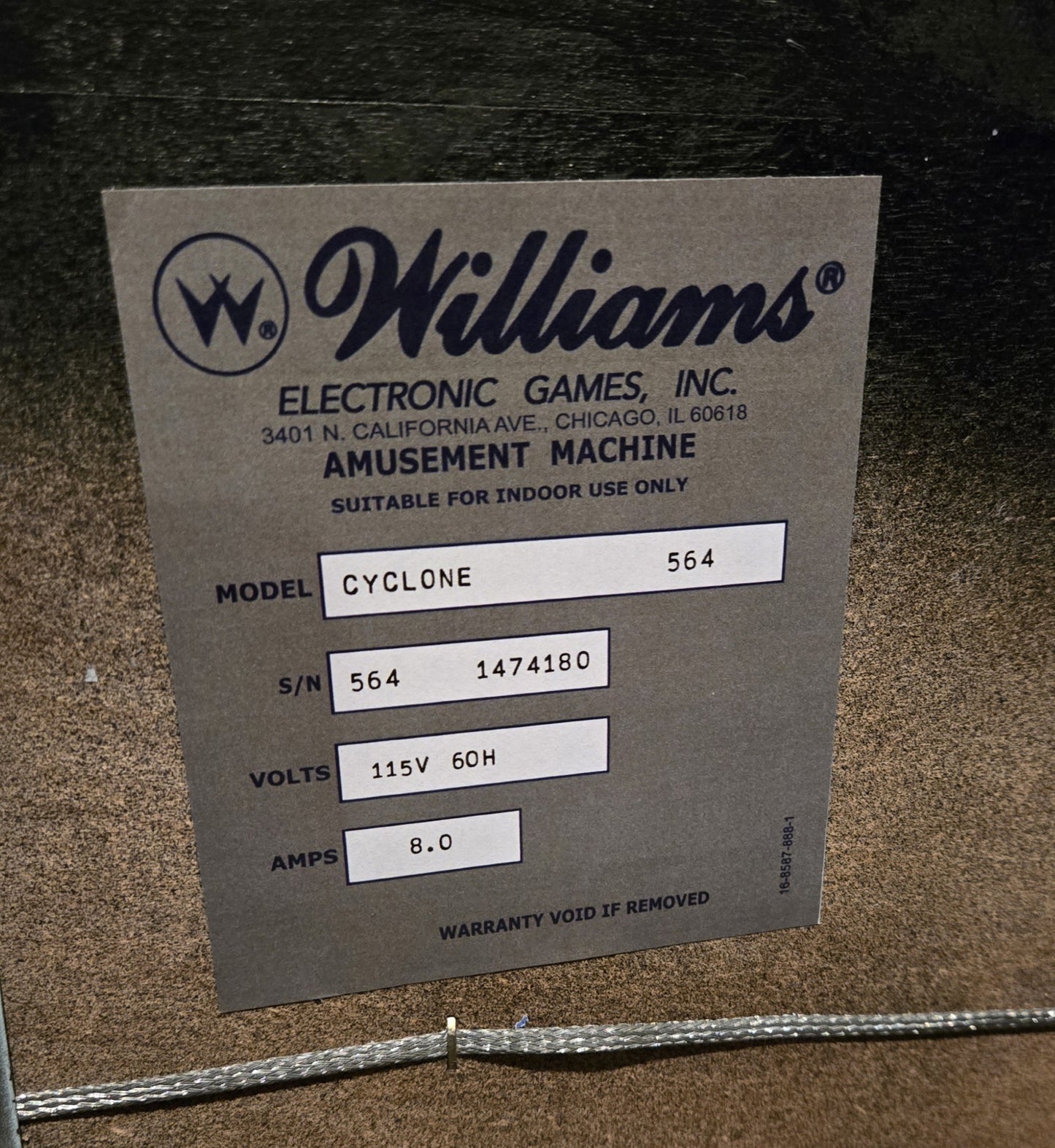 đ„ Cyclone Pinball Machine Total Restoration Refurbish Williams 1988
