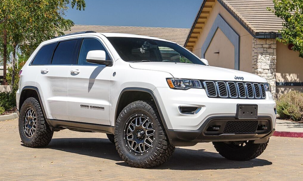 Adjustable Lowering Links Kit For 2011-2015 Jeep Grand Cherokee Overland Quadra-Lift Air Suspension - 2in Drop