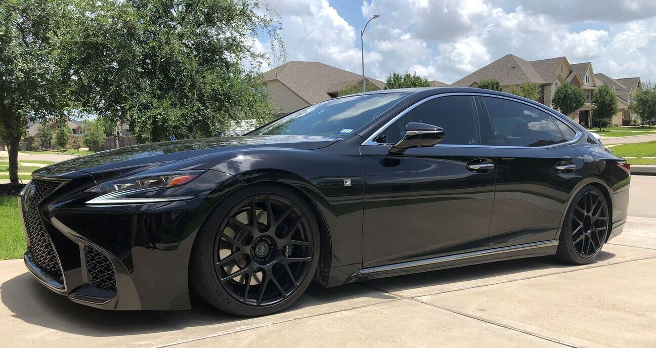 🔥 Lexus LS 500 / 500h 2018+ Adjustable Air Ride Suspension Lowering Links Kit!