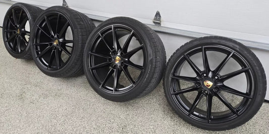 🔥Original Porsche Winter Tires Snow Wheels 20 / 21 inch Rims Carrera S 4S GTS T Turbo 911 992 S Great Shape