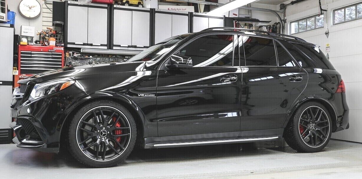 🔥 Mercedes Benz GLE Adjustable Lowering Links Air Suspension Kit W166 ...